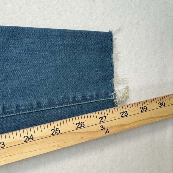 Abercrombie Fitch Signature Collection Skinny Jean Womens Sz 25 Mid Rise M Wash - Picture 10 of 16